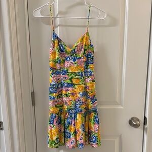 Zara Floral Print Dress NWT